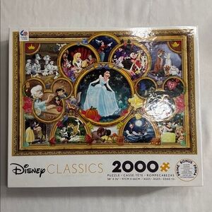 Ceaco Disney Classics 2000 piece puzzle w/ poster.